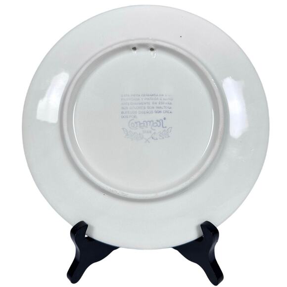 Ceramar Hand Painted Vintage Neo-Classical 9" Wall Plate-Spain-Excellent & Rare! - Picture 3 of 4